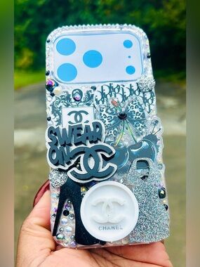 17/18 PRO🖤Bling Phone Case (iPhone) Designer Inspired Case